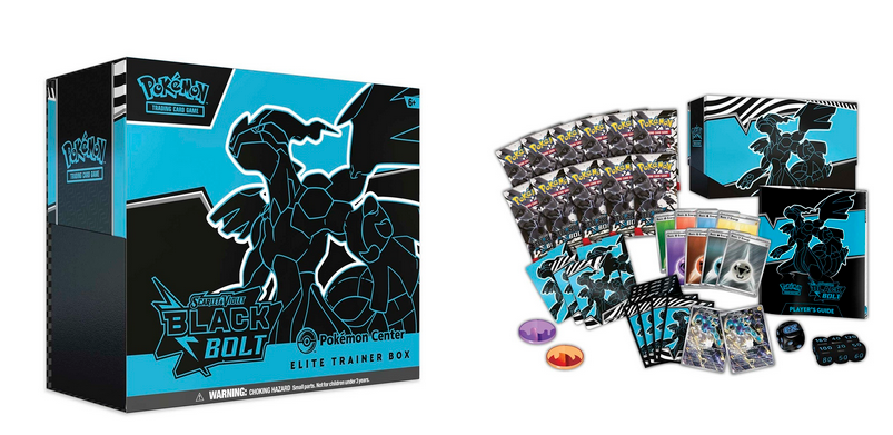 Scarlet & Violet-Black Bolt Pokémon Center Elite Trainer Box