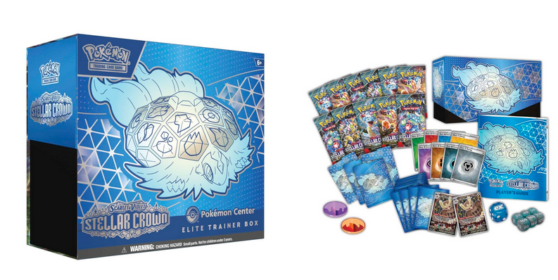 Scarlet & Violet-Stellar Crown Pokémon Center Elite Trainer Box