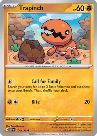 Trapinch (104) Common
