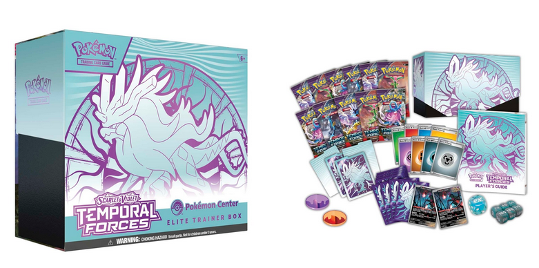Scarlet & Violet-Temporal Forces Pokémon Center Elite Trainer Box (Walking Wake)
